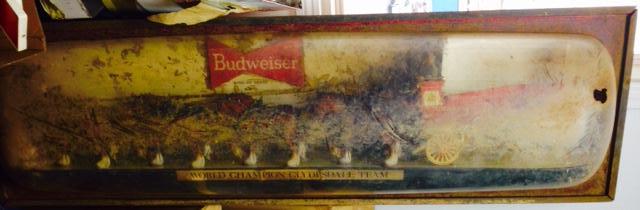 Budweiser World Champion Clydesdale Team Lighted Sign Value